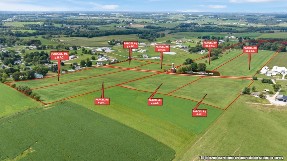 68 Acres Prime Land To Be Sold In 8 Parcels Navarre, OH KIKO Auctions and Auctioneers